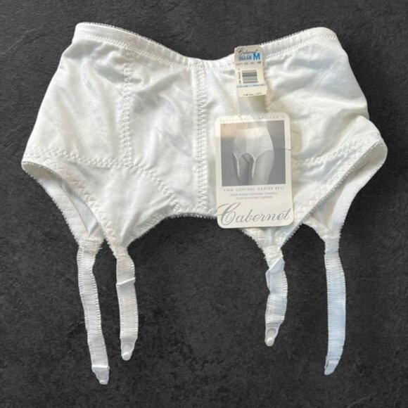Vintage Cabernet Firm Control Garter Belt – Made in USA (M) - Picture 1 of 5